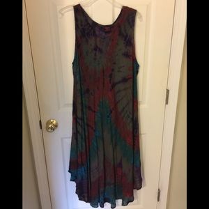 Beautiful Long Multi Print Dress!